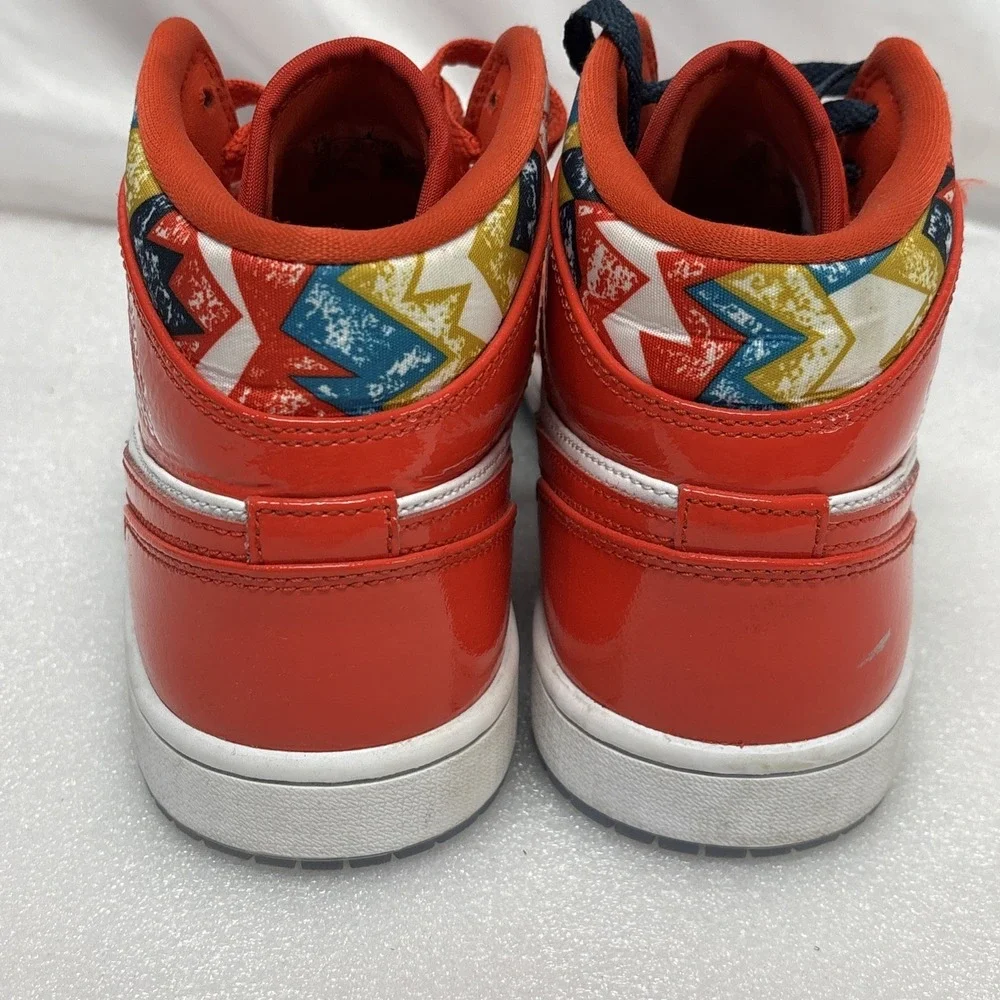 Nike Air Jordan 1 Mid SE Barcelona Sweater Chile Red White DC7294-600 Men's 7.5‎
